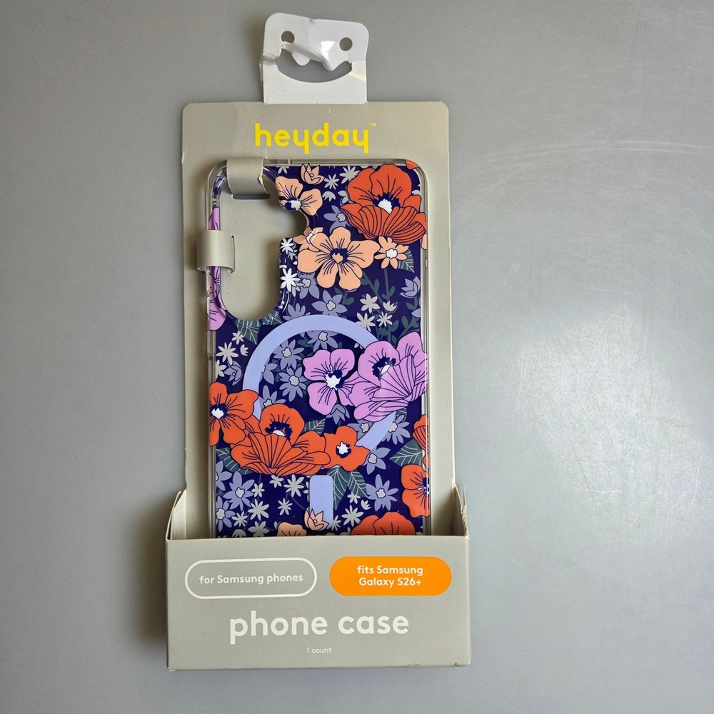 Heyday Samsung Galaxy S26+ Phone Case Poppy Flowers Floral Hard Shell Bumper